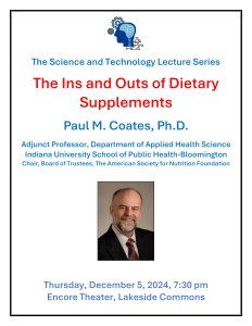 The Ins and Outs of Dietary Supplements Paul M. Coates