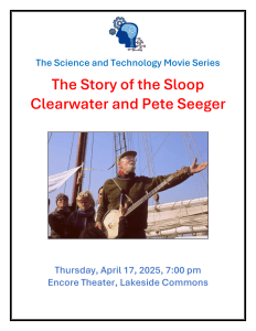 Poster The Story of the Sloop Clearwater and Pete Seeger