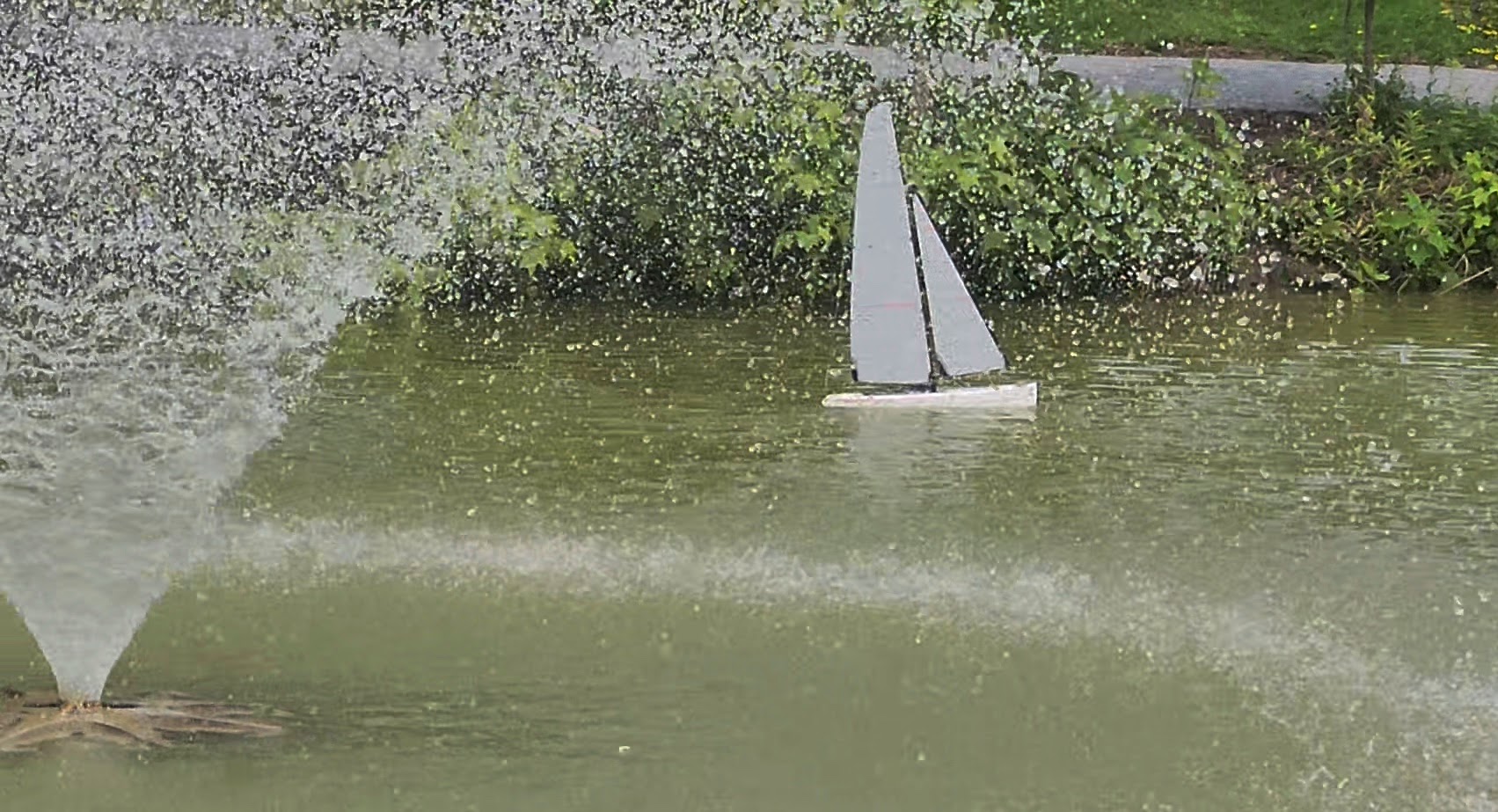 Sailboat in the Fountain 6/25