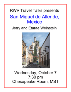 Poster for Travel Talk 10/7/2026